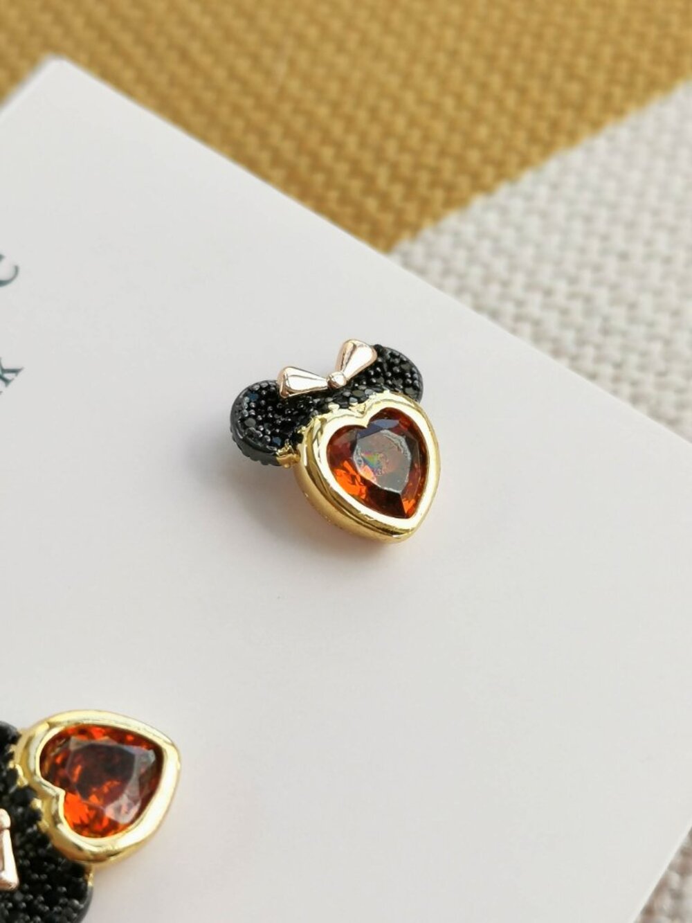 Kate Spade Disney Minnie Mouse Red Earrings NEW - Picture 2 of 3